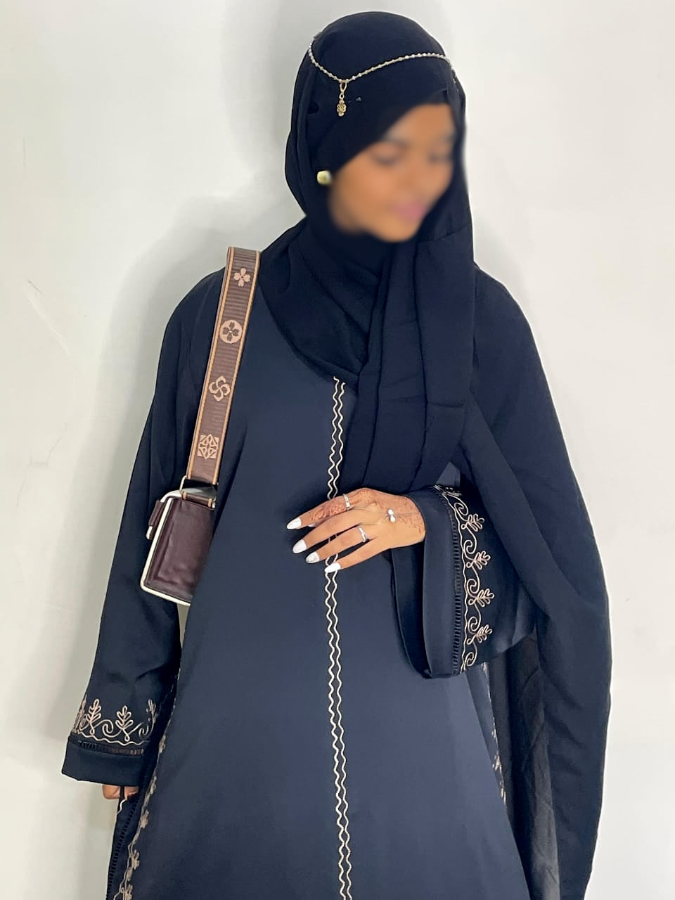 Midnight Elegance Abaya – Timeless Grace in Every Detail